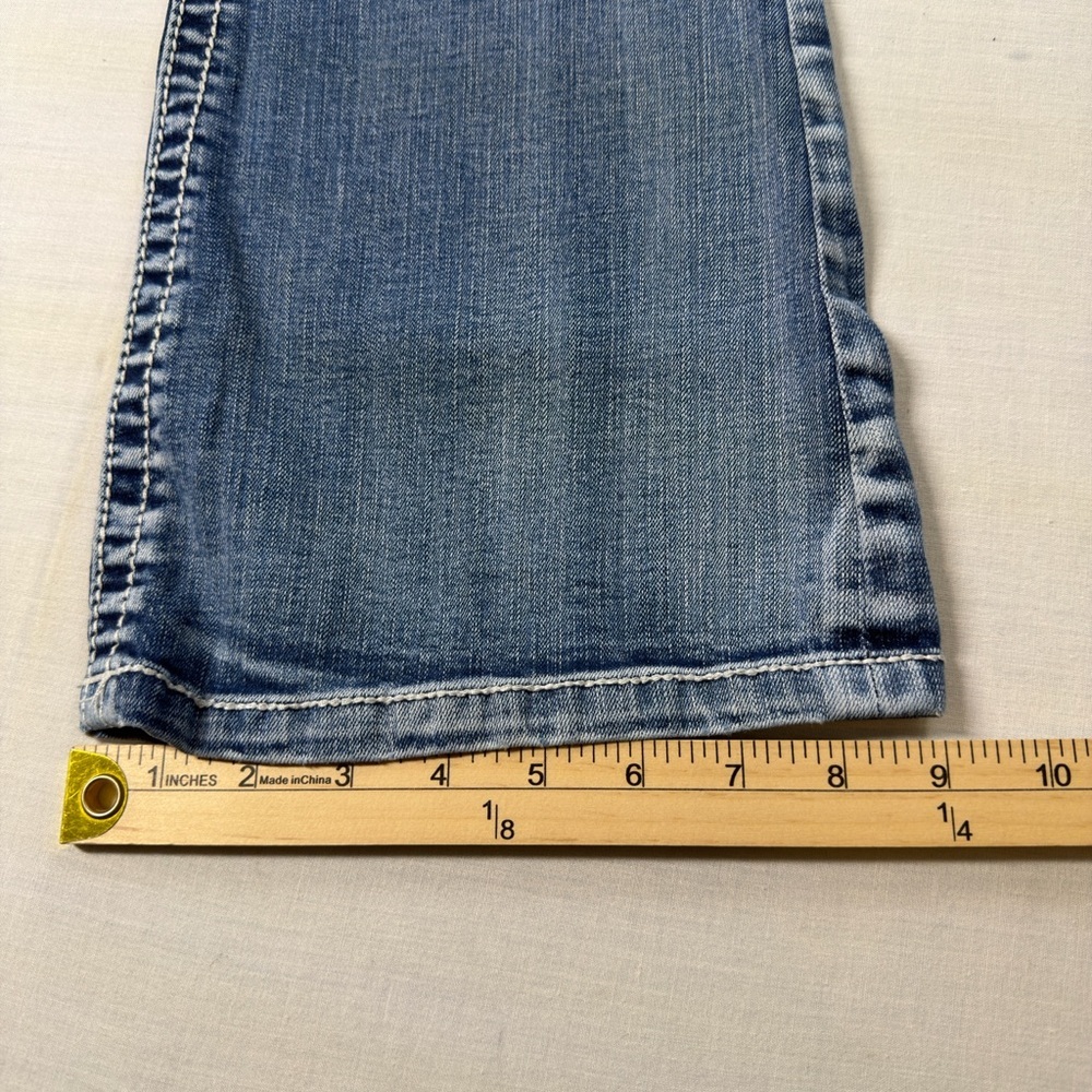 VANITY Premium Collection Women's Jeans Size 27W/31L Bootcut Embroidered Pockets - Picture 8 of 14